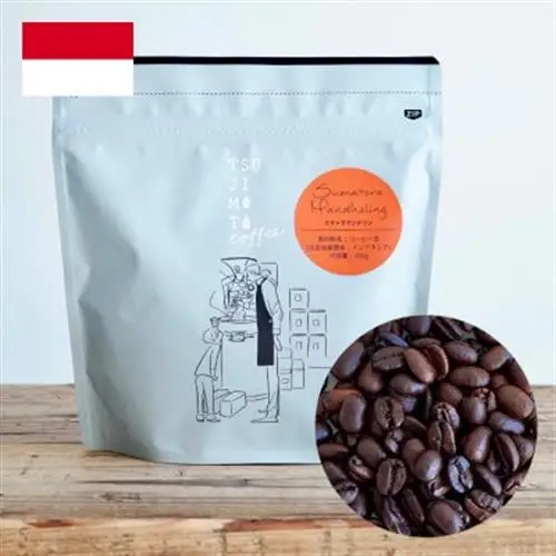 コーヒー豆　自家焙煎　スマトラマンデリン 1kg(200g×5袋)【豆のまま】【1502861】