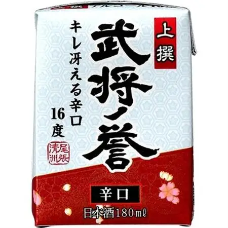 上撰「武将ノ誉」ミニパック_酒・アルコール  日本酒 sake サケ_【1015957】