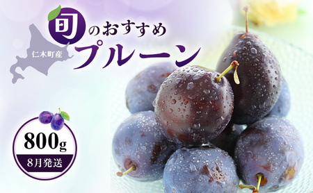 [2026年発送]【8月発送】北海道 仁木町産 おすすめ プルーン 800g（400g×2パック）果物類 果物 くだもの フルーツ 果物詰合せ [和田農園]
