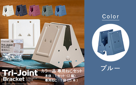 トライジョイントブラケット ねじセット【ブルー】 F6L-697