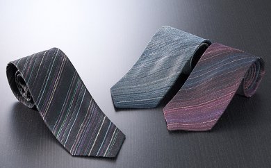 「伝統的工芸品」伊那紬（ネクタイ）紺系色 民芸品 ファッション メンズ 小物 男性用 