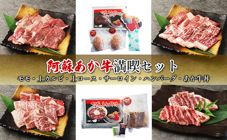 焼肉セット 阿蘇あか牛 カルビ ロース ハンバーグ 食べ比べ 焼肉セット