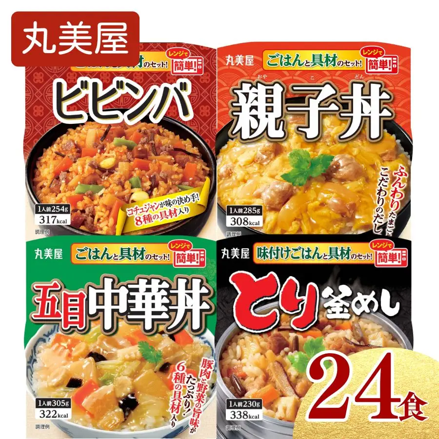 レンジで簡単！ごはん付き 4種類セット レトルト レトルト レトルト レトルト レトルト J87 