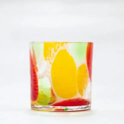 【RYUKYU GLASS WORKS 海風】ロックグラス（トロピカルビタミン）
