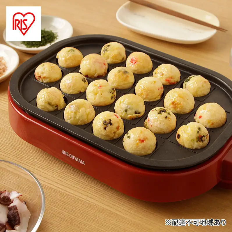 ホットプレート たこ焼き2WAYプレート ITY-20WA-R