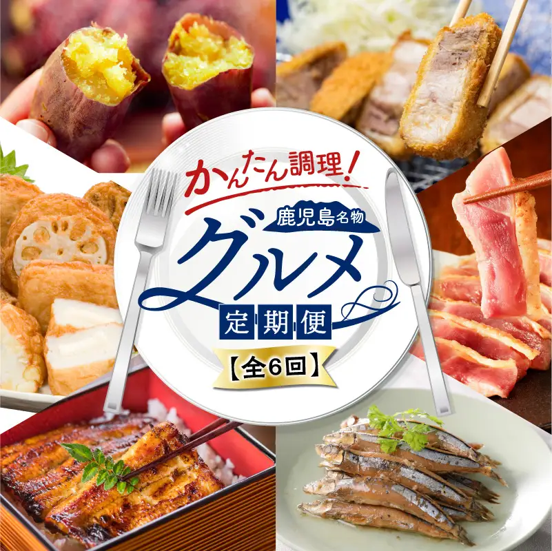 【 全6回 】 簡単 調理 ！ 鹿児島 名物 グルメ 定期便 K000-T2330 肉 惣菜 総菜 冷凍