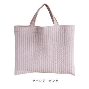 ヌビバッグ　イブル　レッスンバック　キルティング　（ラベンダーピンク）