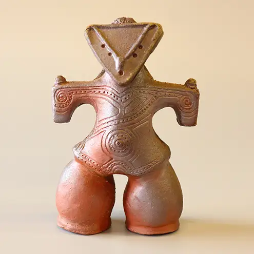土偶 国宝土偶「仮面の女神」（長野県 茅野市尖石縄文考古館蔵