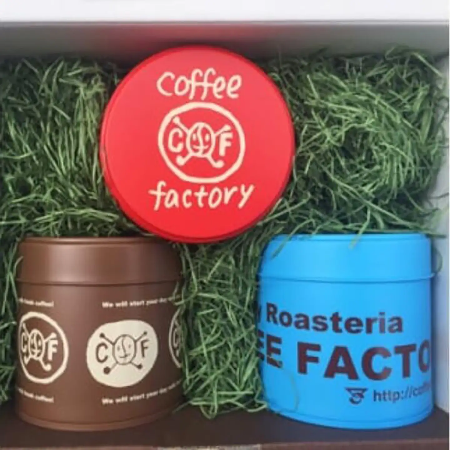 コーヒー 100g×ブレンド3種(粉) キャニスター缶入りコーヒーつくばBセレクト