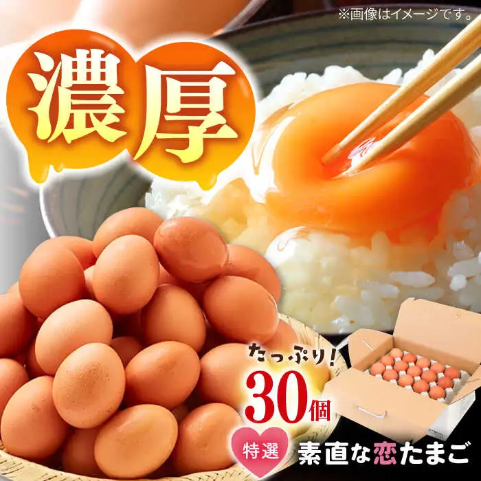 【特選卵】素直な恋たまご 30個 [JAP016] たまご