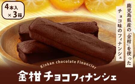 ZS-744 金柑チョコフィナンシェ 計12本（4本入り×3箱）