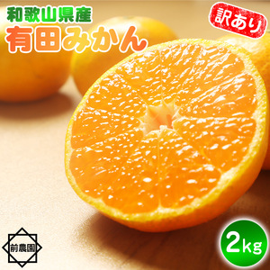 【2026年先行予約】【産地直送】和歌山県産 有田みかん 2kg サイズ混合 【訳あり】_BL6170