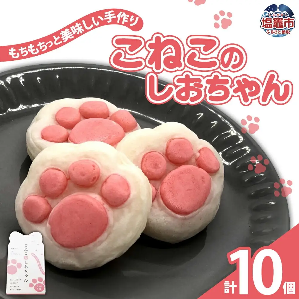 こねこのしおちゃん　10個入　【04203-0774】