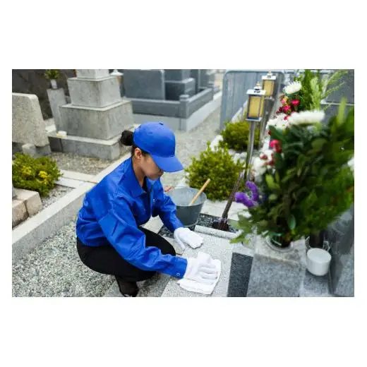 【芦屋市内限定】ふるさと墓地 清掃代行［除草 清掃 供花]