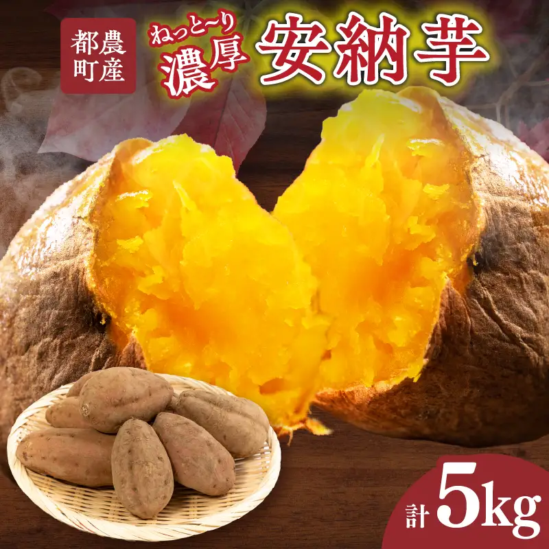 ≪先行予約≫都農町産安納芋(計5kg) 野菜 芋 イモ 国産_T016-0017