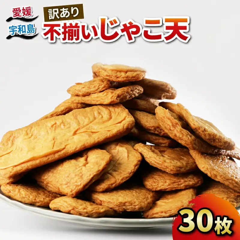 【惣菜】訳あり じゃこ天 30枚 中村かまぼこ店 惣菜 C010-013007