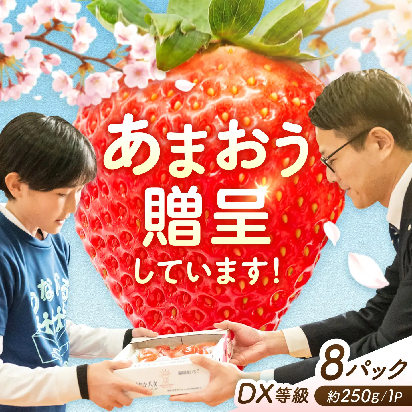 【★先行予約★ 2027年2月より発送】あまおう DX等級 4ケース（250g×8P）[AFAB005] いちご