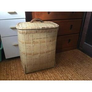 ランドリーバスケット大（20×30×40cm）大田原市　※受注生産につき、発送までに最大2ヶ月程かかる場合あり ｜ 竹工芸 伝統工芸品 日用品 雑貨 栃木県 大田原市