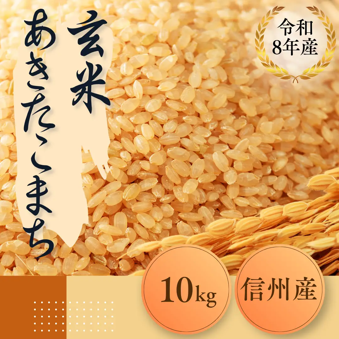 【令和8年産】いでさん家のあきたこまち　玄米10kg［ID-102］