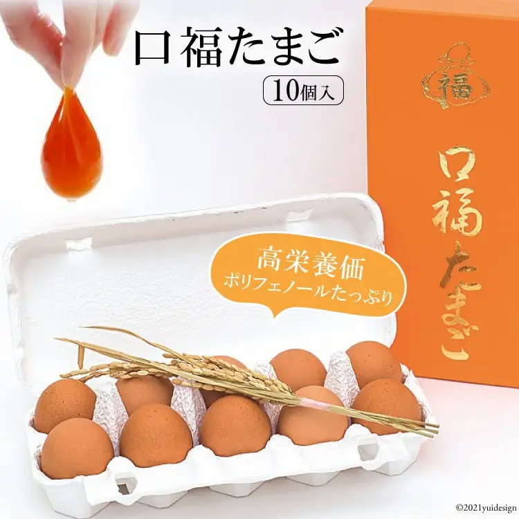 BA006 マツコの知らない世界で紹介！ 口福たまご（10個入） ※規格サイズMS以上～LL未満 [ 長崎県 島原市 ]