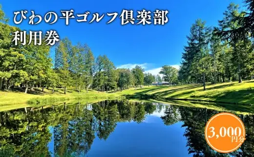 びわの平ゴルフ倶楽部 プレー券3000円[hi-0018-001]