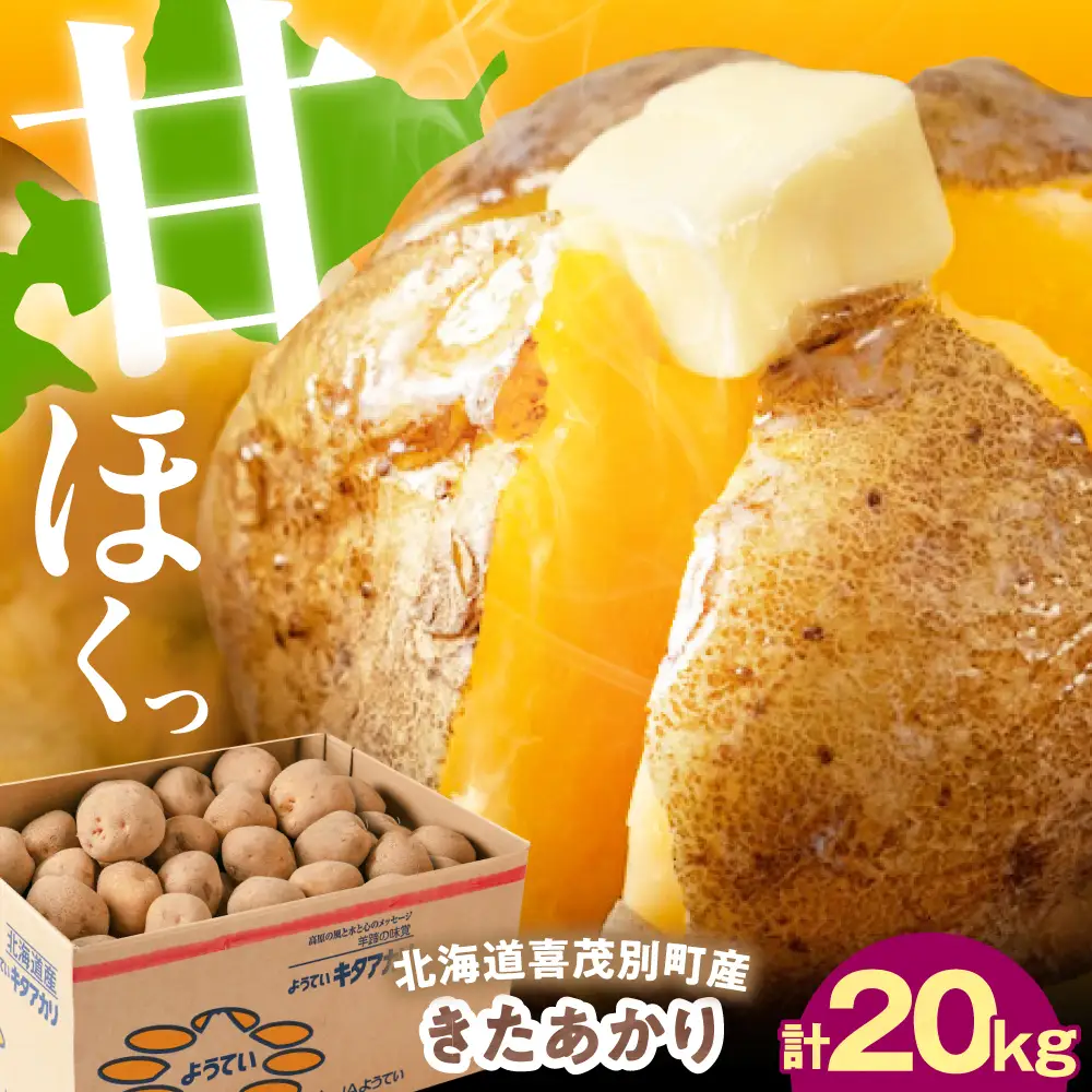  【先行予約】じゃがいもキタアカリ 20kg [AJAK011] じゃがいも