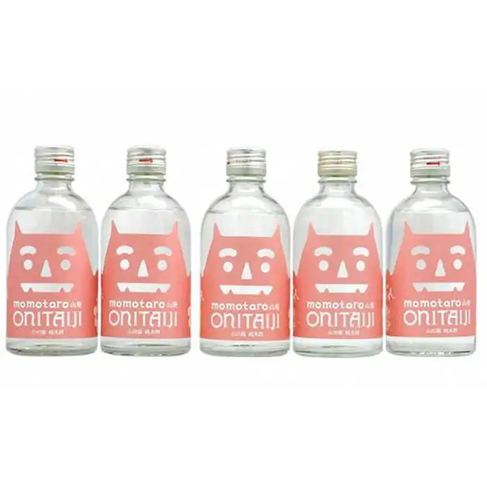桃太郎　鬼退治  5本（1本300ml） 日本酒  | 日本酒 岡山 地酒 厳選 晩酌 熱燗 お酒 酒 さけ お中元 お歳暮 贈答 ギフト 送料無料