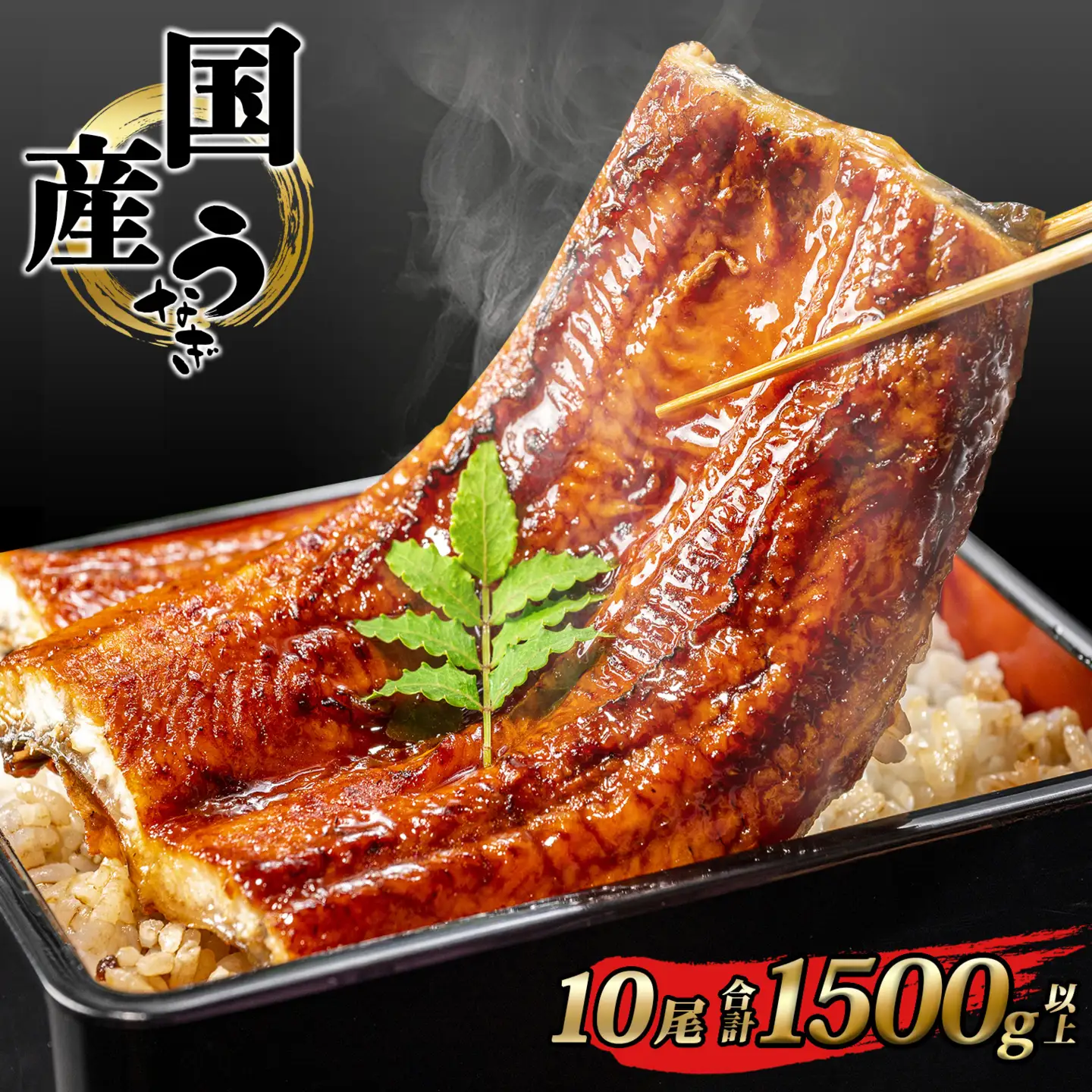 国産 うなぎ 蒲焼き 10尾 1,500g以上 うなぎ K2394