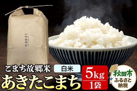 米 こまち故郷米 ＜ あきたこまち ＞ 白米 5kg ×1袋 令和7年産