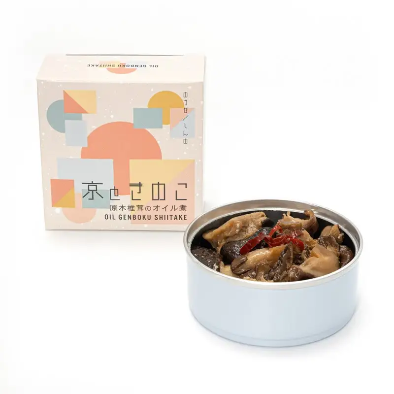 京丹後市産　きのこの缶詰　原木しいたけのオイル煮　1缶