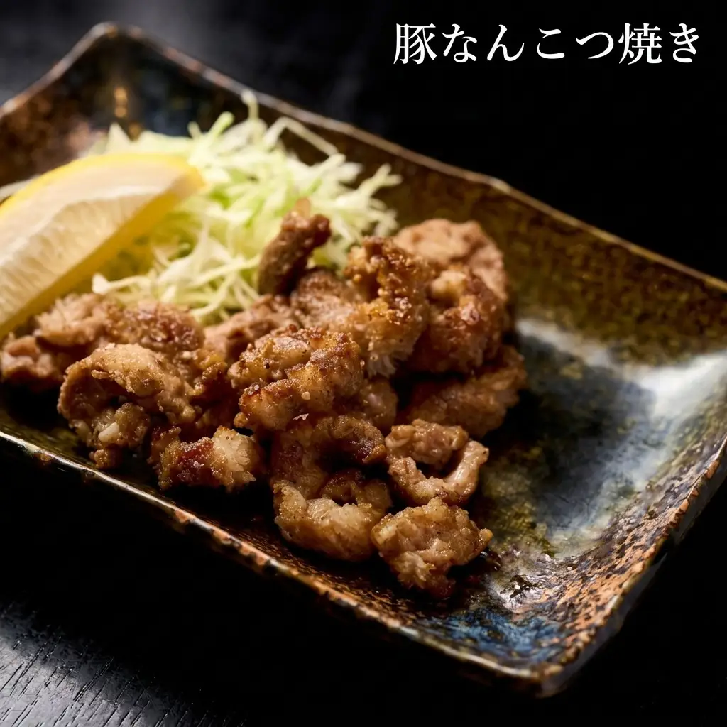 【酒食彩宴 粋 -iki-】豚なんこつ焼き 2人前×2パックセット Ｂ級グルメ お酒のお供 つまみ 