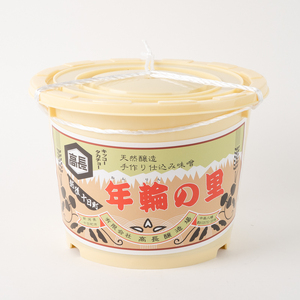 高長醸造場 高級赤みそ 年輪の里4kg 赤味噌 調味料 
