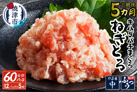 【定期便 全5回】キハダマグロ メバチマグロ 80g×12パック (a50-142)