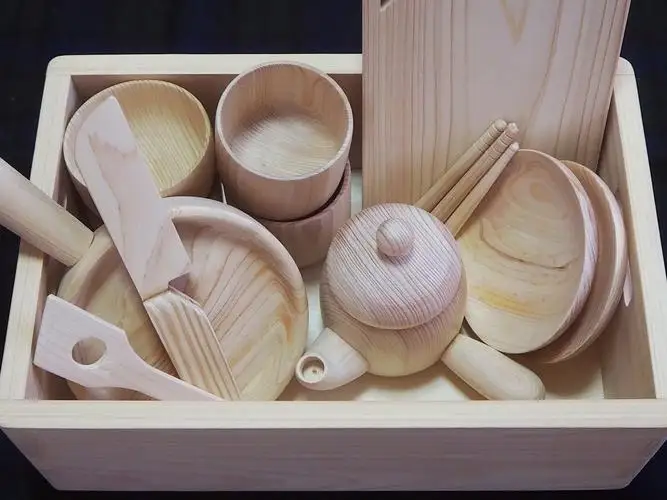 河内材ヒノキを使った　ままごとセット｜こだわりの逸品 地域特産品 ギフト 自分用 人気 おすすめ