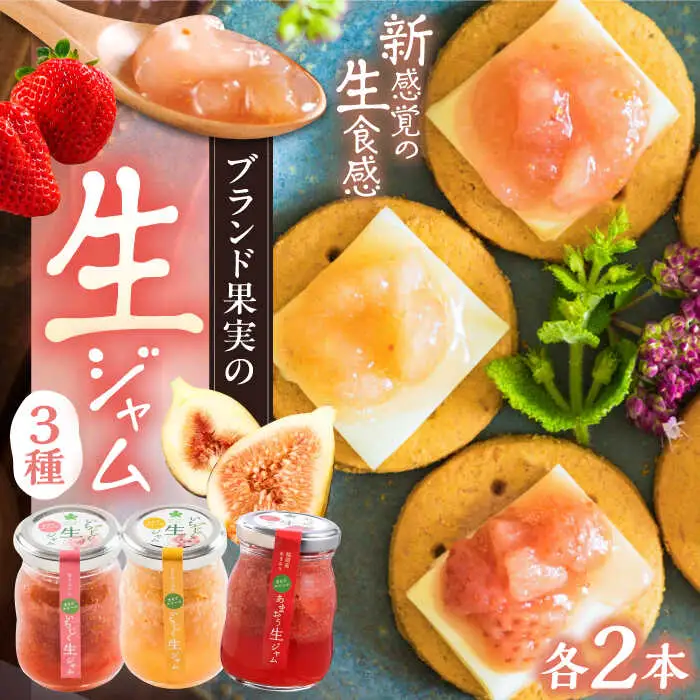 【まるでスイーツ！】 ブランド果実 の 生ジャム 3種×2本 詰め合わせ セット ( とよみつひめ / あまおう / 蓬莱柿 )[VBD001] ジャム 果物