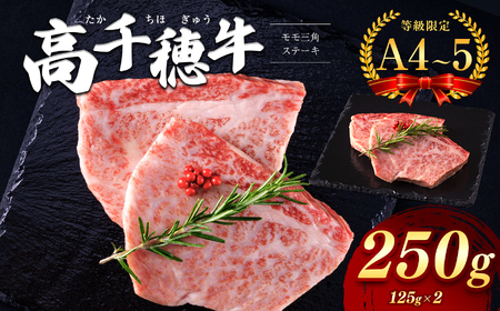 高千穂牛　モモ三角ステーキ