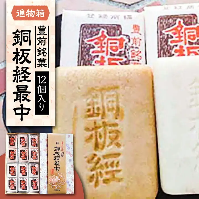 【進物箱】銅板経最中 12個入り[VBU001]ギフト 贈り物 和菓子 饅頭