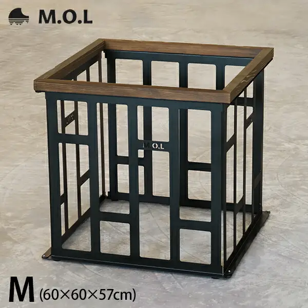 M.O.L ストーブガード M MOL-X402 ブラック （対応機種：トヨトミ KR/KS） [VBZ016] キャンプ キャンプ用品 ギア アウトドア