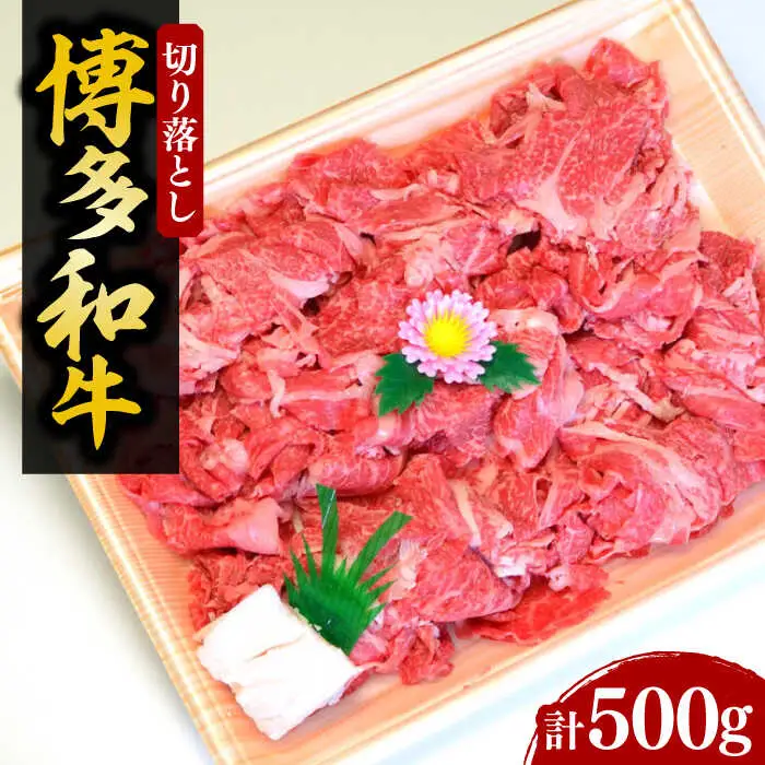 【化粧箱入】博多和牛A5〜A4 切り落とし 500g[VCL026]