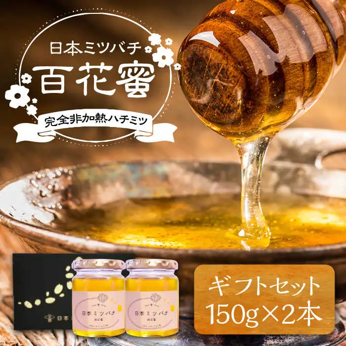 日本ミツバチの蜂蜜 150g×2本 ギフトセット VCM001 はちみつ
