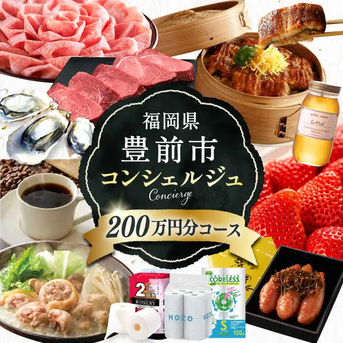 【あなただけの特別プラン】豊前市 コンシェルジュ 寄附額 200万円 コース おすすめ おまかせ 定期便 [VZZ004]