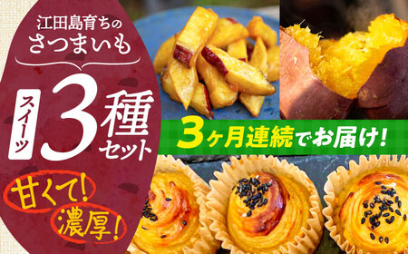 【全3回】さつまいもスイーツ 3種詰め合わせ さつまいも[XAD039]