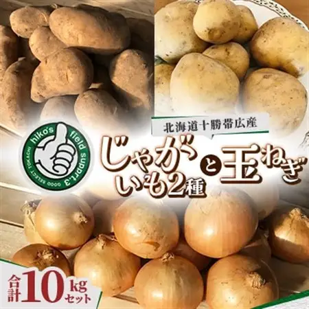 じゃがいも2種 玉ねぎ 合計10kgセット 北海道十勝帯広産_野菜 玉ねぎ  たまねぎ タマネギ  野菜 じゃがいも いも ジャガイモ 馬鈴薯_【配送不可地域：離島】【1497190】