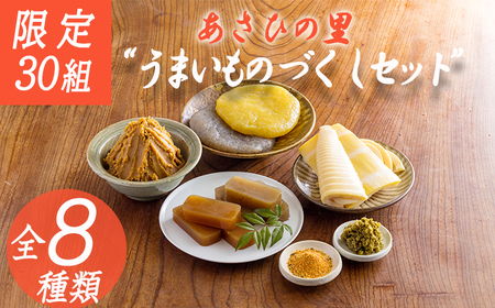 【限定30セット】「あさひの里 うまいものづくしセット」8種類の詰め合せセット TF0736-P00034