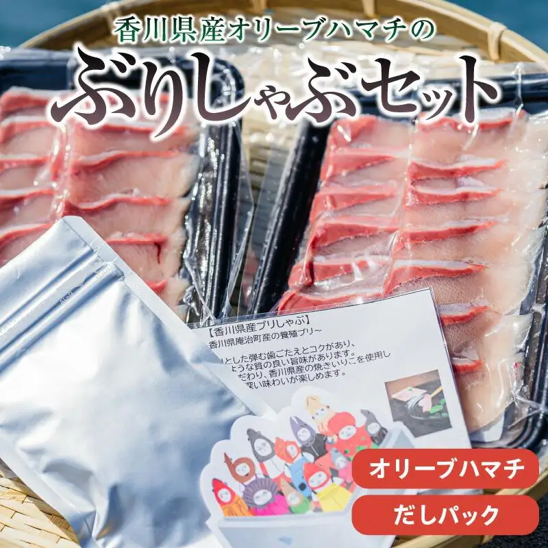 香川県産オリーブハマチのぶりしゃぶセット