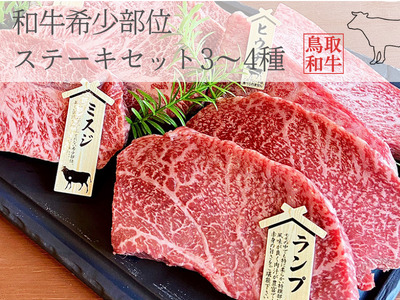 鳥取和牛希少部位ステーキセット 計500g 鳥取県産 MK11 1002