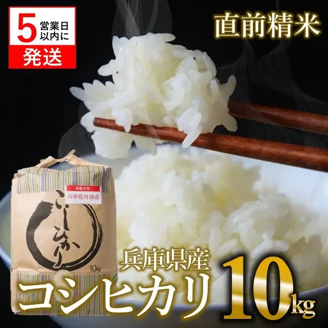 コシヒカリ 10kg 白米 令和７年産 精米 白米【スピード発送】