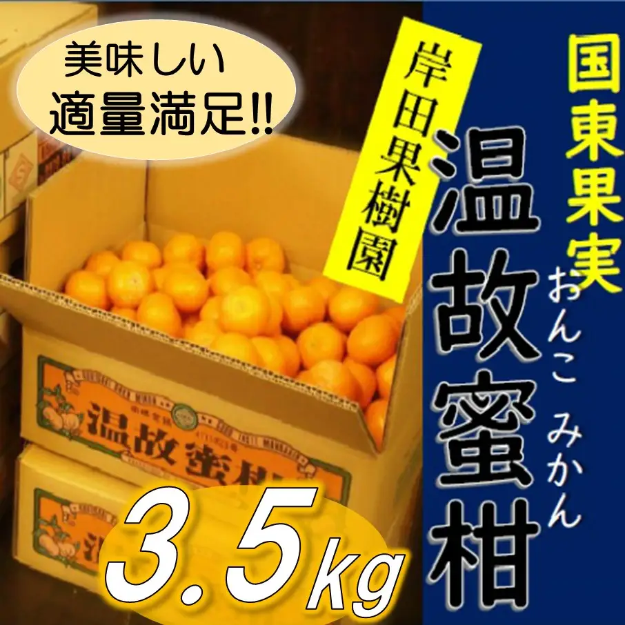 岸田果樹園プレミアム「温故蜜柑」約3.5kg_1274R