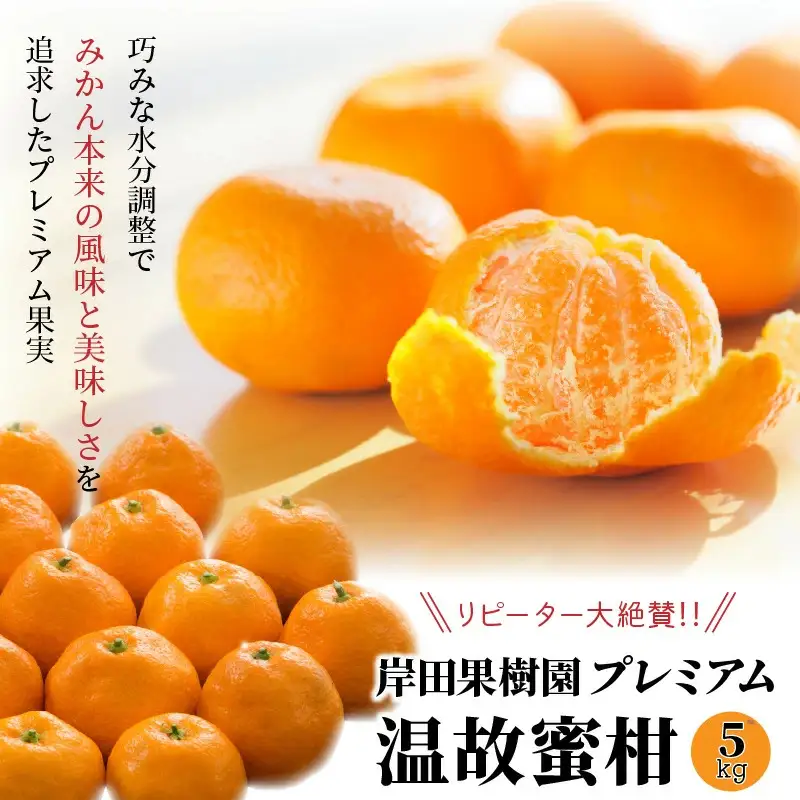 岸田果樹園プレミアム「温故蜜柑」約5kg_1275R
