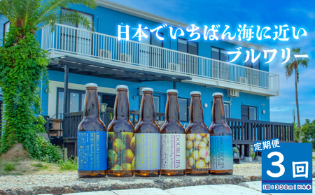 クラフトビール全3回定期便4本セットおまかせクラフトビール【HJB007】